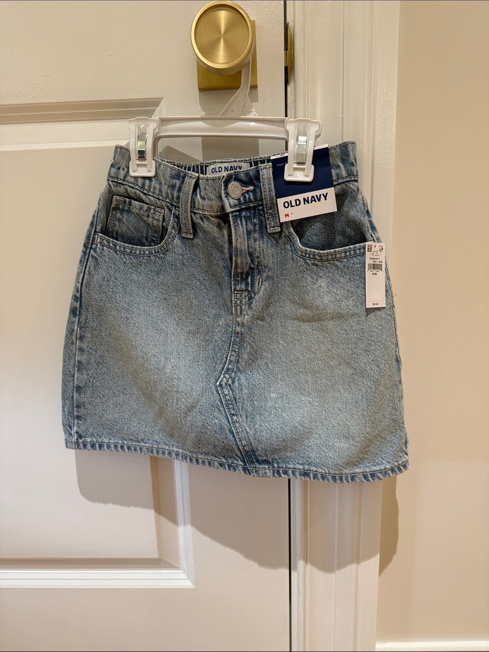 Old Navy Light Wash Denim Mini Skirt